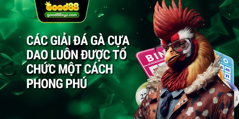 Đá Gà Cựa Dao | Sàn Cá Cược Hàng Đầu Tại GOOD88 - Spinora69